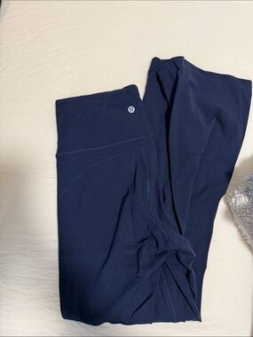 lululemon athletica Navy Blue Boot-Cut Yoga Pants